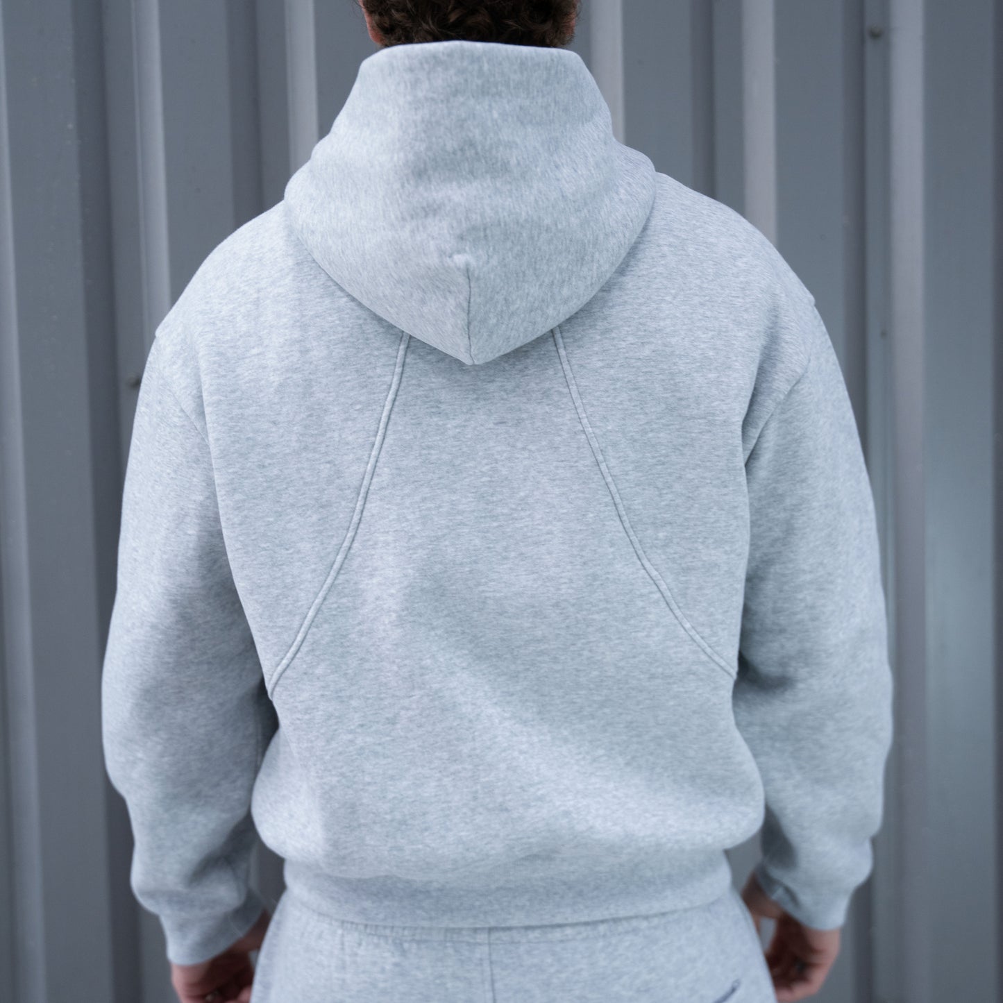 GRAY ZIP-HOODIE