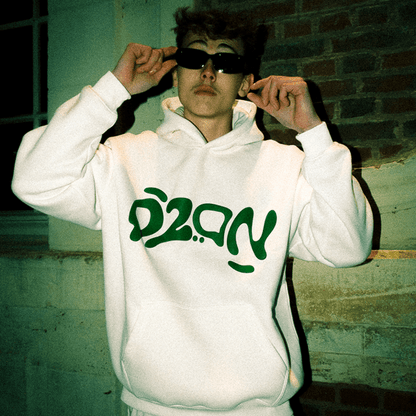 CLASSIC PUFF HOODIE WHITE